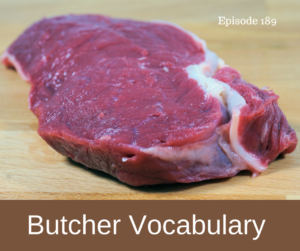 butcher vocabulary