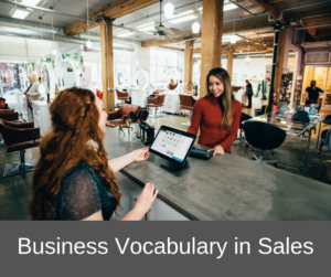 business vocabulary in sales