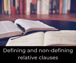 Defining and non-defining relative clauses – AIRC354