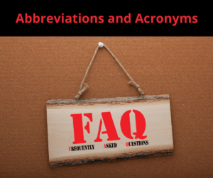 Abbreviations and Acronyms – AIRC405