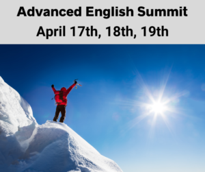 Advanced English Summit – Special Announcement
