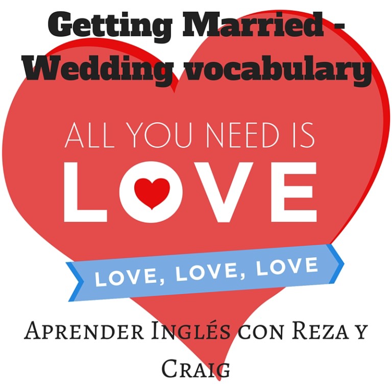 Getting Married And Wedding Vocabulary AIRC84