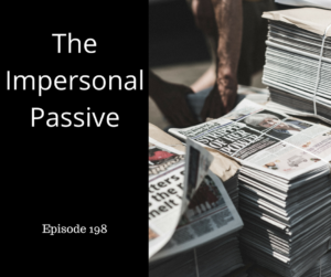 The Impersonal Passive – AIRC198