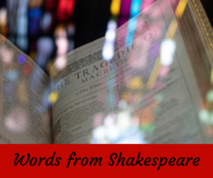 Words from Shakespeare – AIRC233