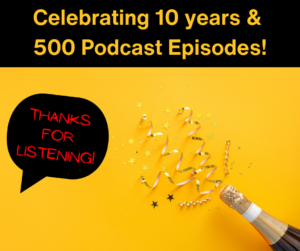 Celebrating 10 years and 500 Podcast Episodes – AIRC500